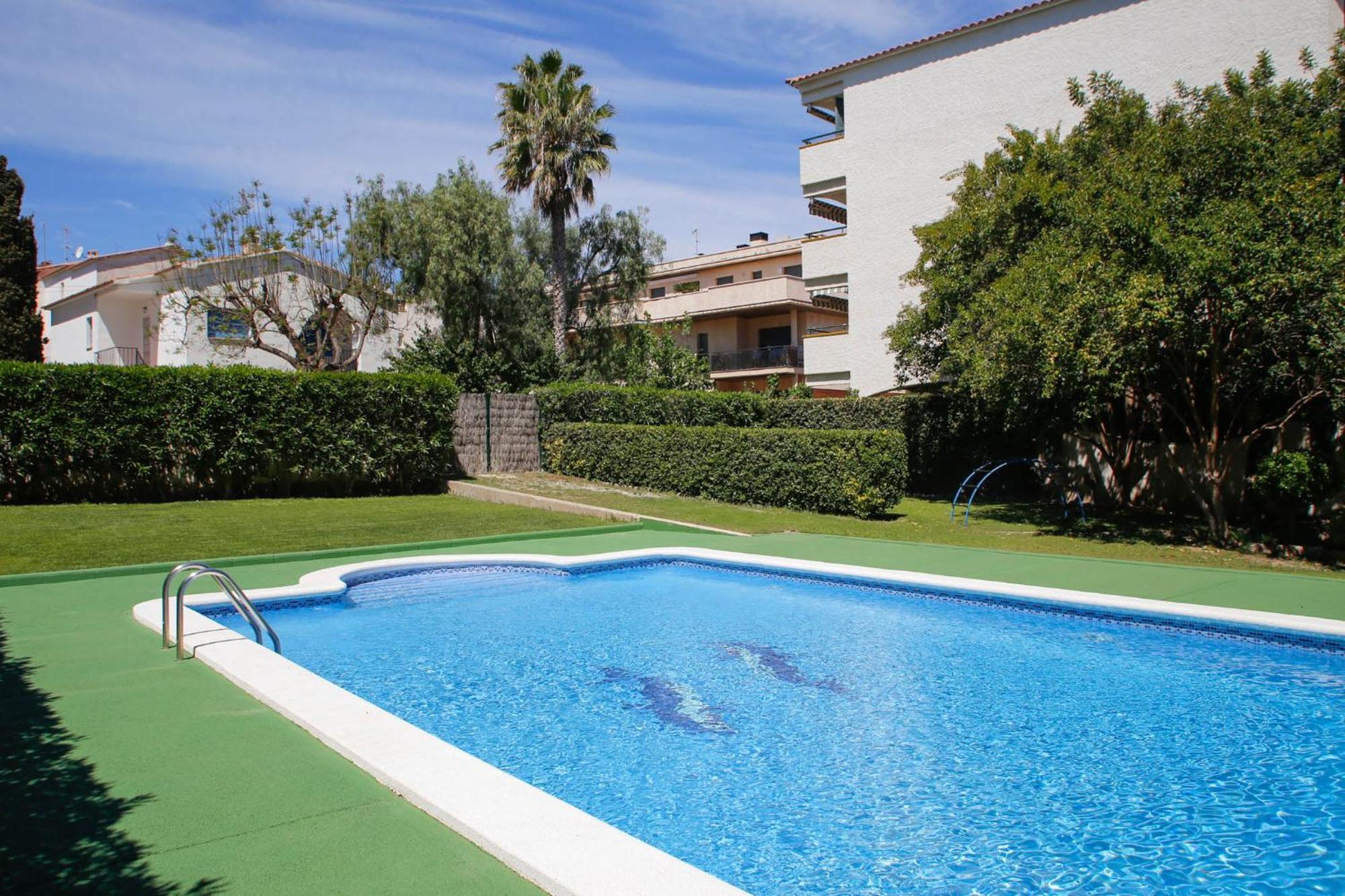 At044 Cerca De La Playa, Con Piscina Y Airco Apartment Torredembarra Exterior photo